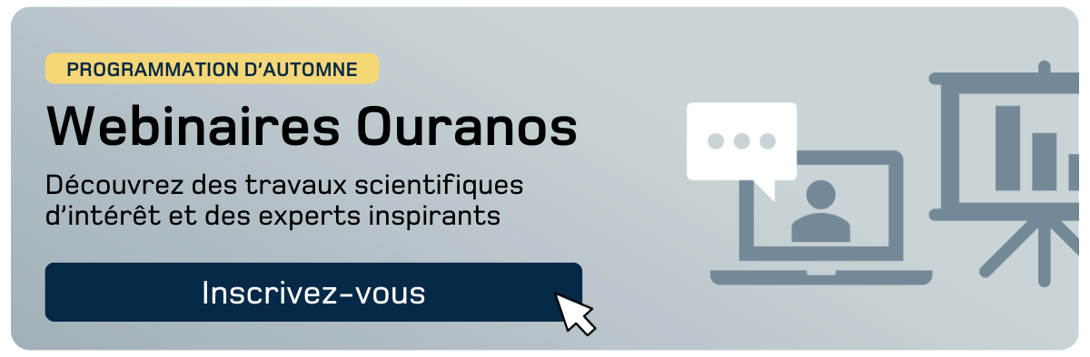 Webinaires Ouranos - programmation d'automne